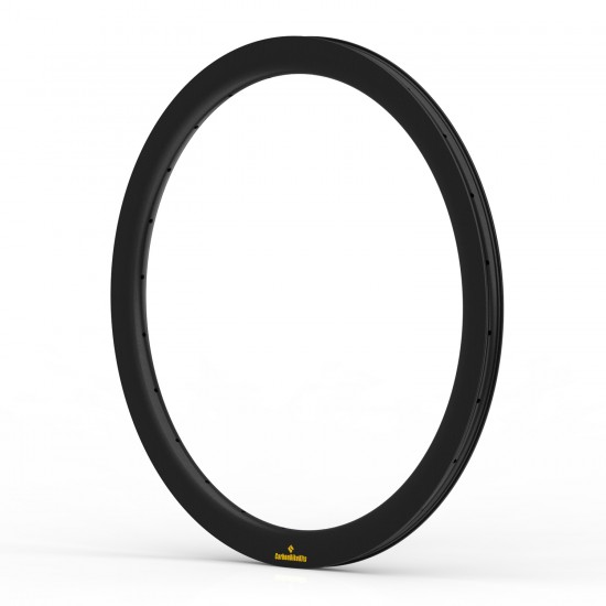 Aro de Carbono Ultraligero 700C / 650B 45x30mm Asimétrico Tubeless Hookless para Rueda de Gravel Aro de Carbono Ultraligero 700C / 650B 45x30mm Asimétrico Tubeless Hookless para Rueda de Gravel
